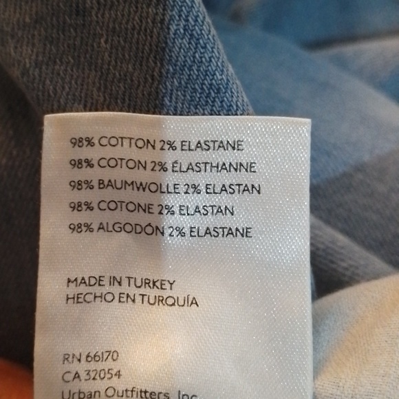 A5 Free People We the Free 28 blue jeans NWOT - Picture 9 of 9